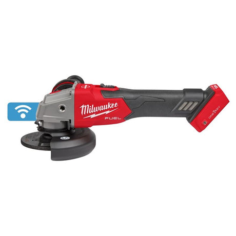 Milwaukee 2883 M18 FUEL 4-1/2in/ 5in Braking Grinder w/ ONE-KEY Slide Switch, Lock-On