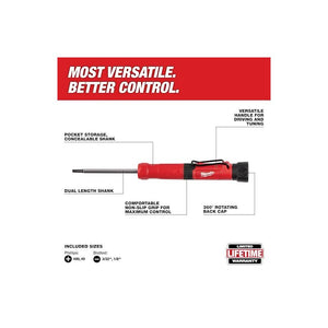 Milwaukee | 48-22-2932 4-in-1 Pocket Precision Multi-Bit Screwdriver