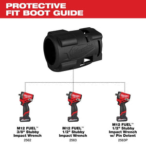 Milwaukee 49-16-2562 M12 FUEL Stubby Impact Wrench Protective Boot