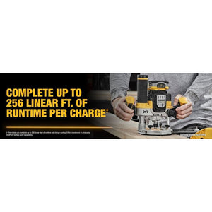 DEWALT DCW620B 20V MAX XR BRUSHLESS CORDLESS 2-1/4 PEAK HP PLUNGE ROUTER (TOOL ONLY)