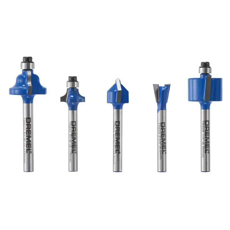 Dremel | TR780 5-pc. Trio Carbide Specialty Router Bit Set