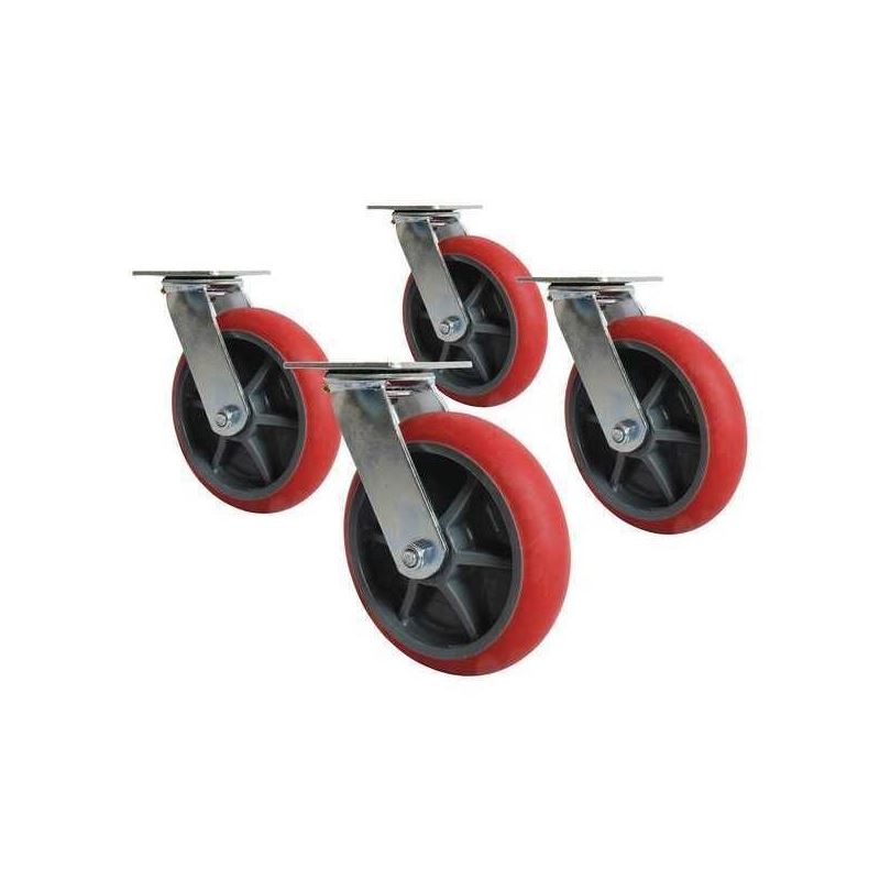 Metaltech I-DCC8R4 Caster Set for Drywall Cart