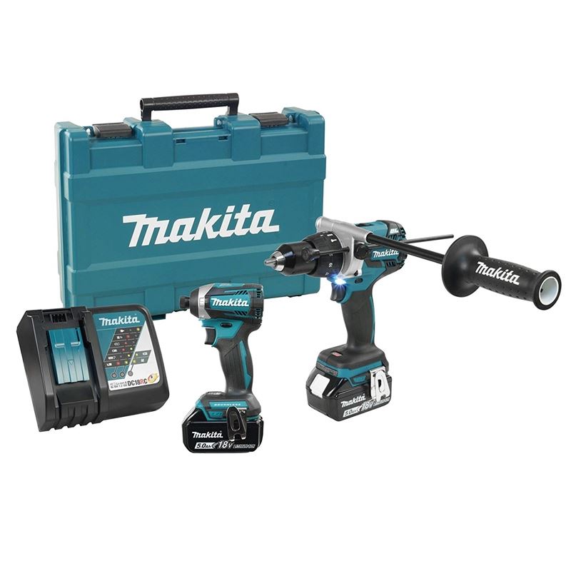 ,Makita DLX2176T 2 Piece Cordless Combo Kit,DHP481Z Hammer Drill,DTD154Z Impact Driver