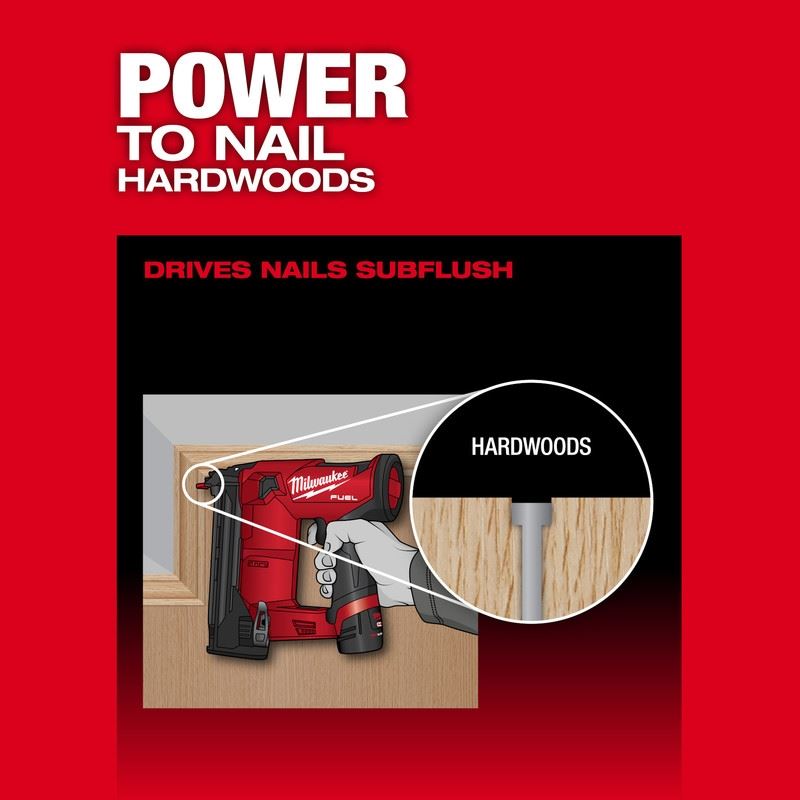 Milwaukee 2541-20 M12 FUEL 18 Gauge Compact Brad Nailer