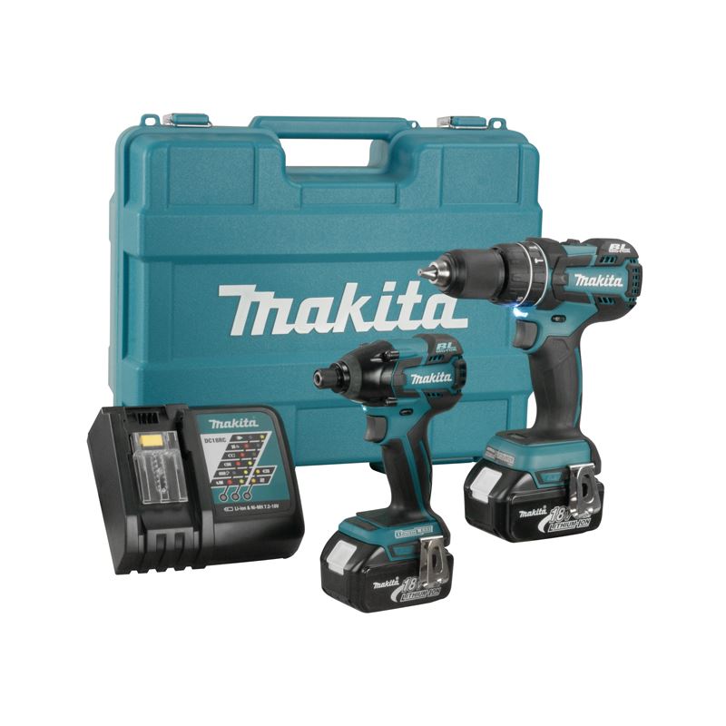 Makita | DLX2002, 2 Piece 18V LXT Cordless Combo Kit