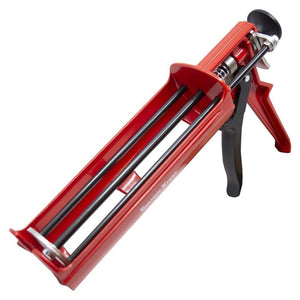 TOOLTECH 160021 PRO DUAL HIGH DENSITY CRADLE-STYLE EPOXY GUN 9in -  RED