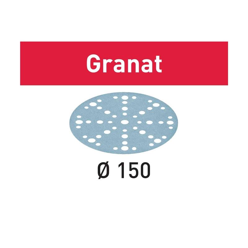 FESTOOL 575168 Abrasive sheet Granat STF D150/48 P240 GR/100