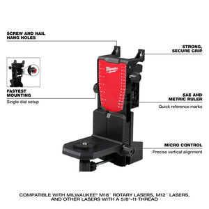 Milwaukee 48-35-3702 Rotary Laser Wall Mount