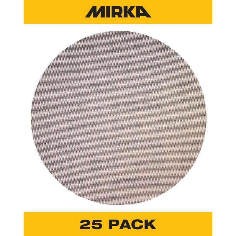 MIRKA Abranet LEROS Mesh Sanding Discs - 25 PACK