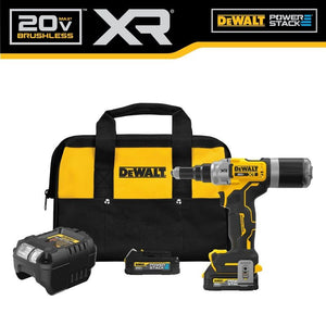 DEWALT DCF414GE2 20V MAX XR BRUSHLESS CORDLESS 1/4in RIVET TOOL KIT WITH DEWALT POWERSTACK