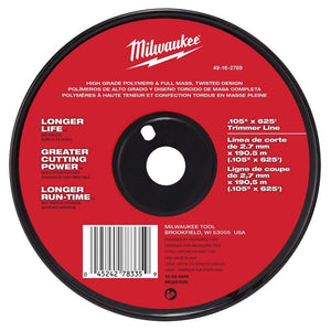 Milwaukee 49-16-2789 .105" x 625' Trimmer Line