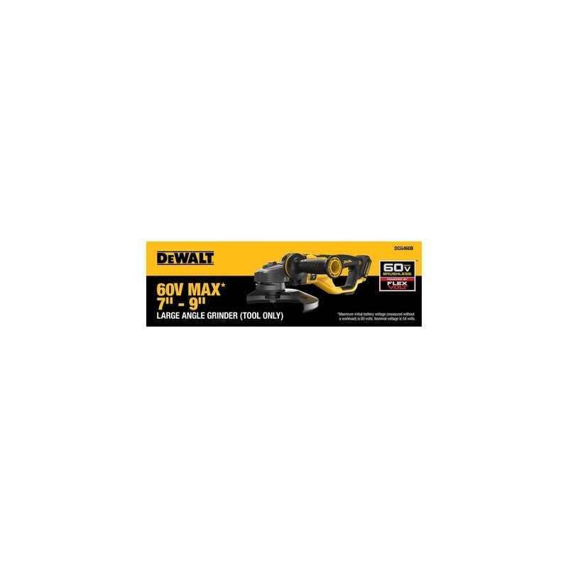 DEWALT DCG460B 60V MAX 7in - 9in Large Angle Grinder