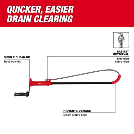 Milwaukee 48-22-5765 3' Toilet Auger