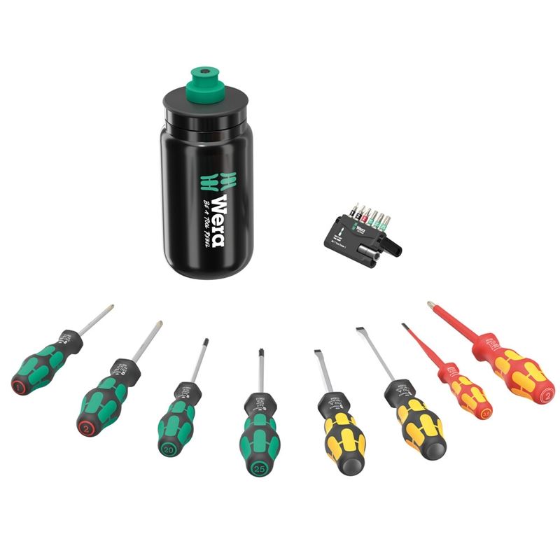 Wera 05100028001 9540 Kraftform XL Bottle Set, 17 pieces