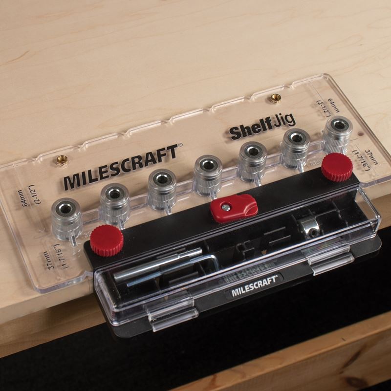 MILESCRAFT 1343 SHELFJIG SHELF-PIN HOLE JIG