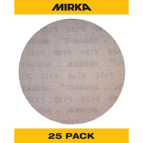 MIRKA Abranet LEROS Mesh Sanding Discs - 25 PACK