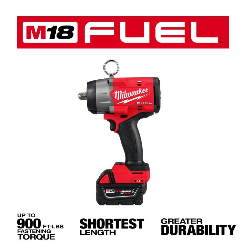 Milwaukee 2966-22 M18 FUEL 1/2in High Torque Impact Wrench w/ Pin Detent Kit