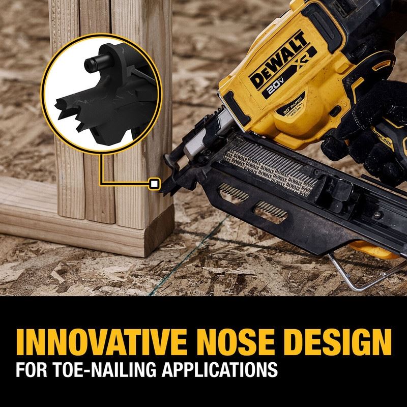 DEWALT DCN930P1 20V MAX Brushless Cordless 30 degree Paper Tape Framing Nailer Kit