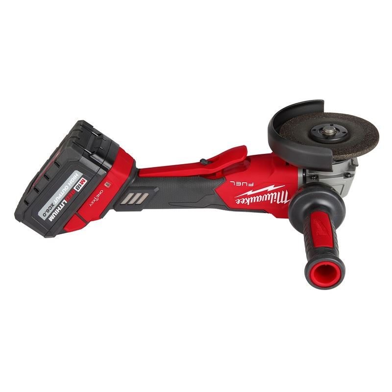 Milwaukee 2882-22 M18 FUEL 4-1/2n / 5in Braking Grinder w/ ONE-KEY Paddle Switch, No Lock