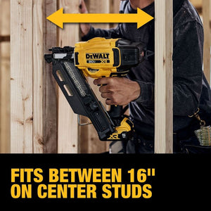 DEWALT DCN930P1 20V MAX Brushless Cordless 30 degree Paper Tape Framing Nailer Kit