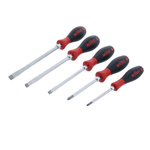 WIHA 53095 5 PIECE SOFTFINISH  HEAVY DUTY SLOTTED AND PHILLIPS SCREWDRIVER SET