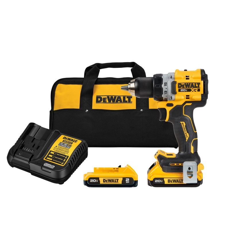 DEWALT DCD800D2 20V MAX XR Brushless Cordless 1/2 in. Drill/Driver Kit