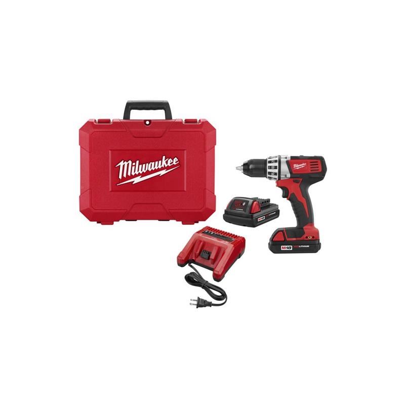 Milwaukee | 2601-22 18V Lithium-Ion Compact Drill Driver Kit