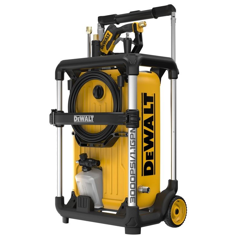 DEWALT DWPW3000 3000 MAX PSI 1.1 GPM 15 AMP Brushless Jobsite Electric Cold Water Pressure Washer