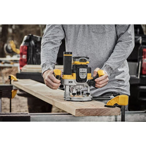 DEWALT DCW620B 20V MAX XR BRUSHLESS CORDLESS 2-1/4 PEAK HP PLUNGE ROUTER (TOOL ONLY)