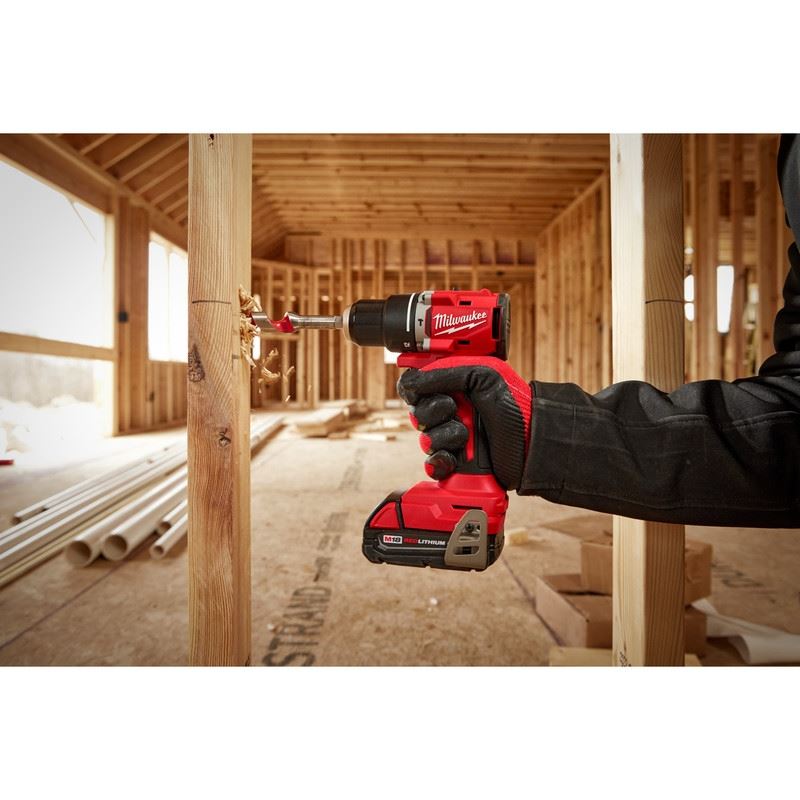 Milwaukee 3602-20 M18 Compact Brushless 1/2in Hammer Drill/Driver