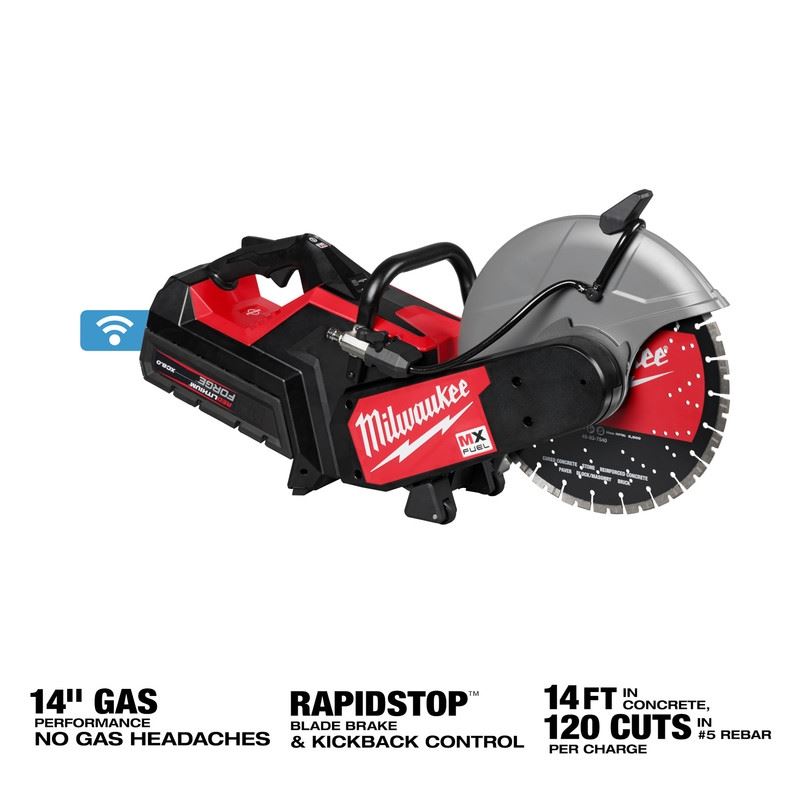 Milwaukee MXF315-2XC MX FUEL 14in Cut-Off Saw w/ RAPIDSTOP Kit