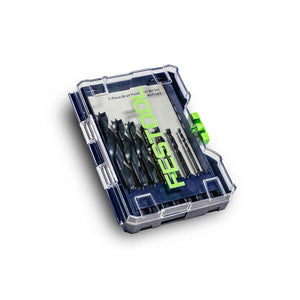 FESTOOL 577483 Brad Point Drill Bit Set BKS D 1/8in-1/2in CE/W/7