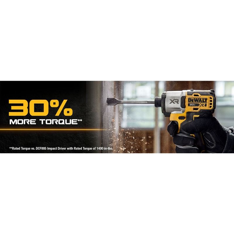 DEWALT DCF845B 20V MAX XR 3-Speed Impact 1/4 in. Driver (Tool Only)