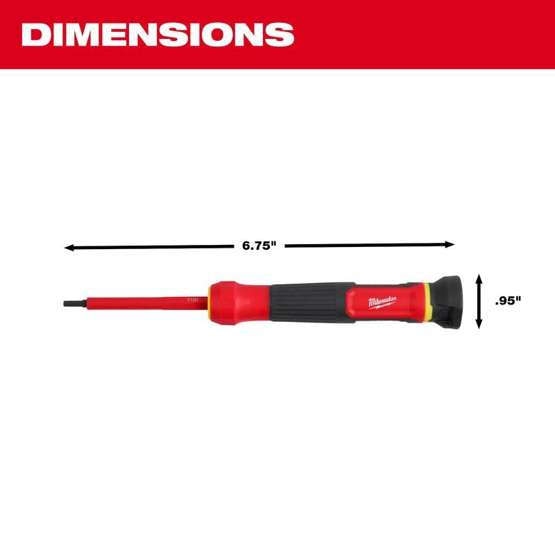 Milwaukee 48-22-2217 8-in-1 1000V Insulated Precision Multi-Bit Screwdriver