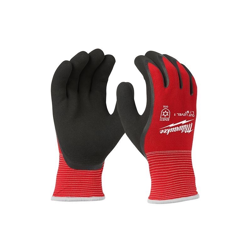 Milwaukee Cut Level 1 Insulated Winter Dipped Gloves