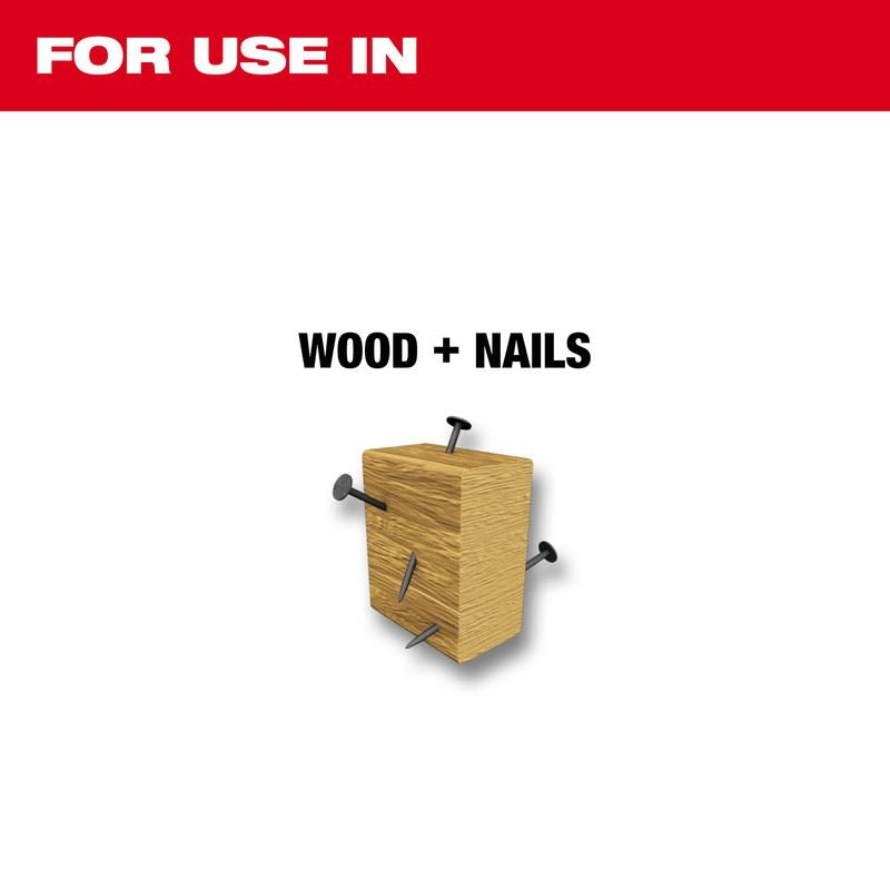 Milwaukee 48-00-5326 SAWZALL The AX with Carbide Teeth Wood Blades - 9in (3pk)