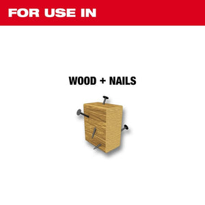 Milwaukee 48-00-5326 SAWZALL The AX with Carbide Teeth Wood Blades - 9in (3pk)