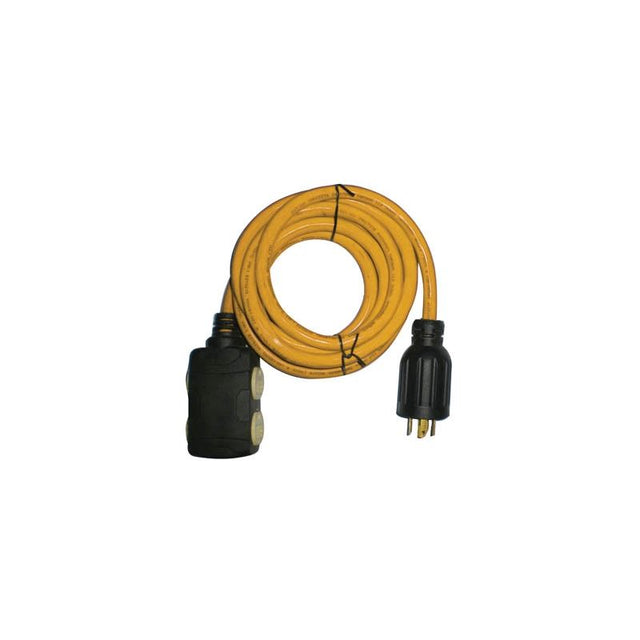 Toolway 140028 Ext Cord 3M SJTW Generator 4-Outlet