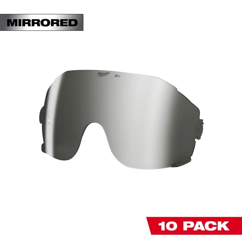 Milwaukee 48-73-1462 10pk Mirrored Eye Visor Replacement Lenses