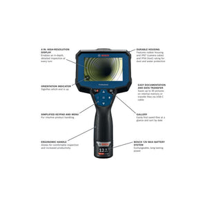 Bosch | GIC4-23C 12V Max Connected 5 Ft. Handheld Inspection Camera