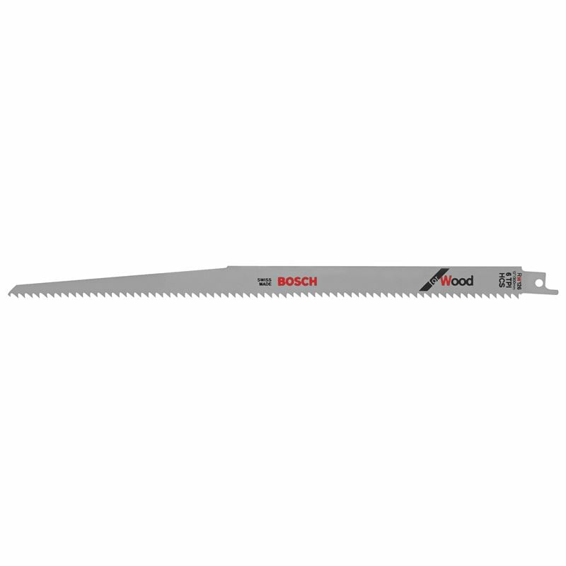 Bosch | RW126-25B 25 Piece 12" 6 TPI Wood Cutting Reciprocating Saw Blades Boxed