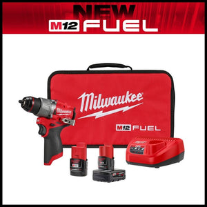 Milwaukee 3404-22 M12 FUEL 1/2in Hammer Drill/Driver Kit