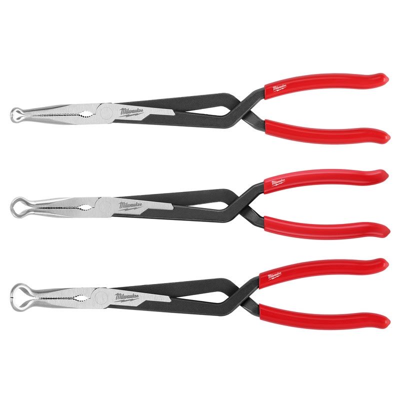 Milwaukee 48-22-6563 3PC Long Reach Hose Grip Pliers Set