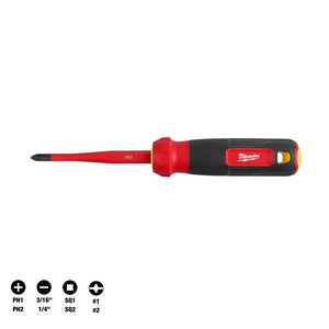 Milwaukee 48-22-2218 8-in-1 1000V Insulated Slim Tip Multi-Bit Screwdriver