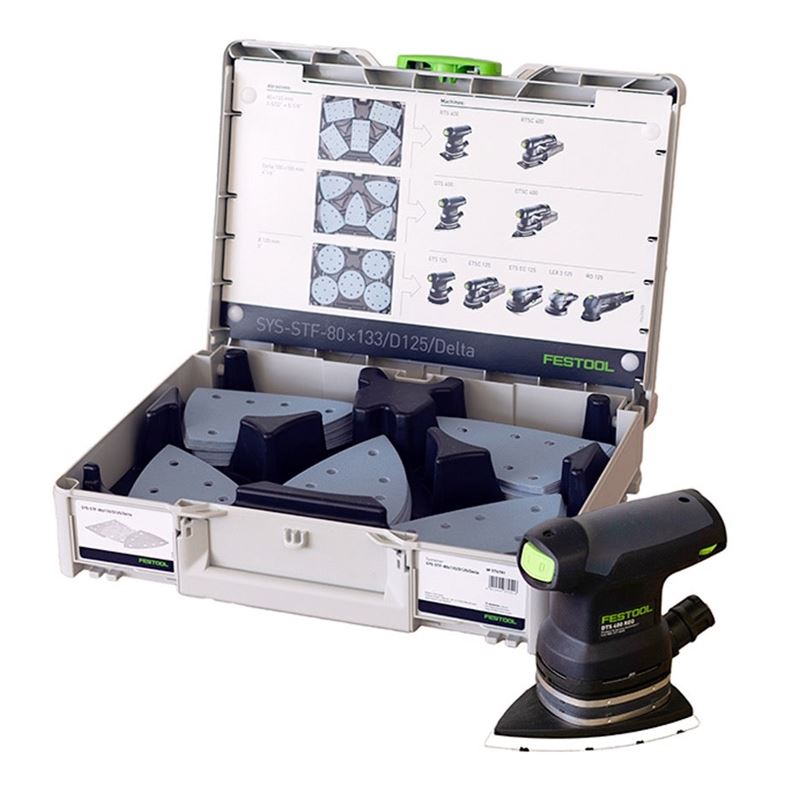 FESTOOL 578043 DTS 400 REQ Delta Orbital Finish Sander with Abrasive Systainer