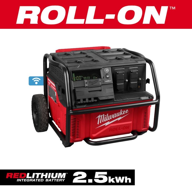 Milwaukee 3300R ROLL-ON  7200W/3600W 2.5kWh Power Supply