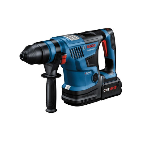 Bosch GBH18V-34CQB24 Connected-Ready SDS-plus Bulldog 1-1/4 In. Rotary Hammer with (2) CORE18V 8Ah High Power Batteries