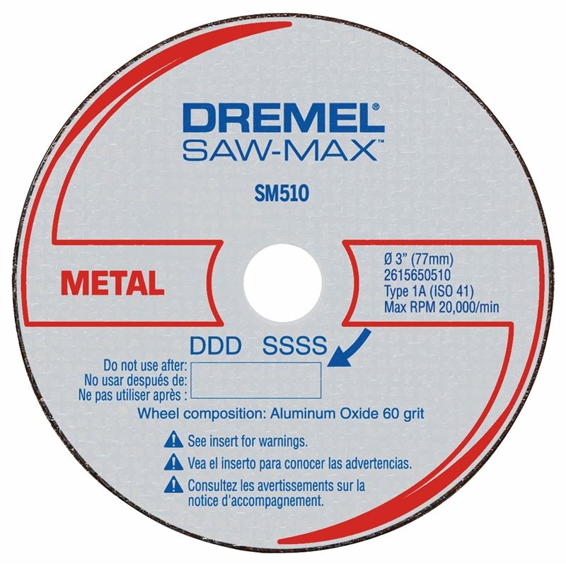 Dremel | SM510C 3 Piece 3 In. Saw-Max Metal Cut-Off Wheel