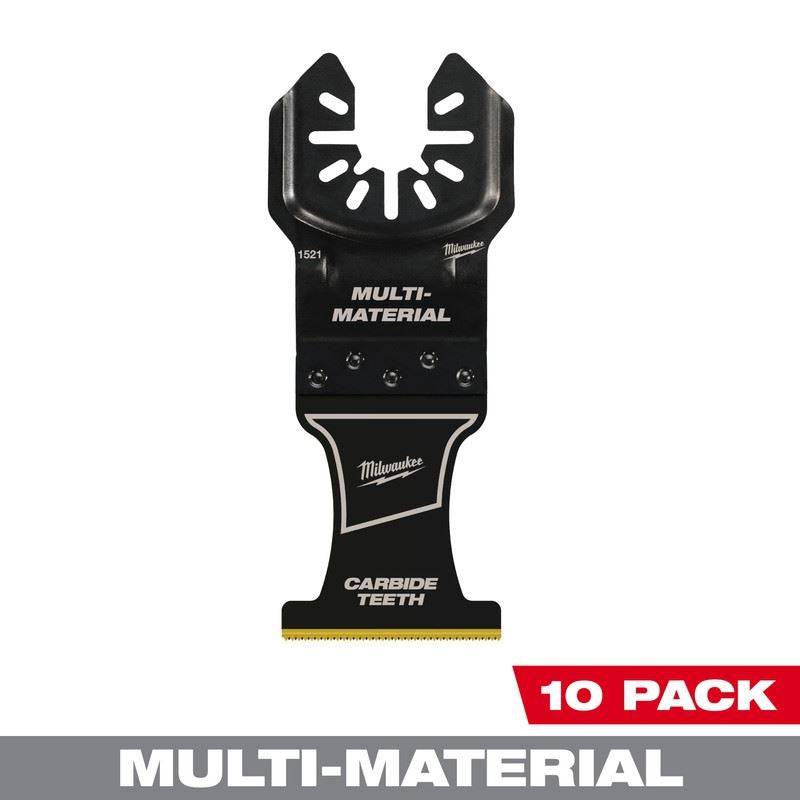 Milwaukee 49-25-1529 MILWAUKEE OPEN-LOK 1-3/8in Carbide Teeth Multi-Material Multi-Tool Blades 10PK