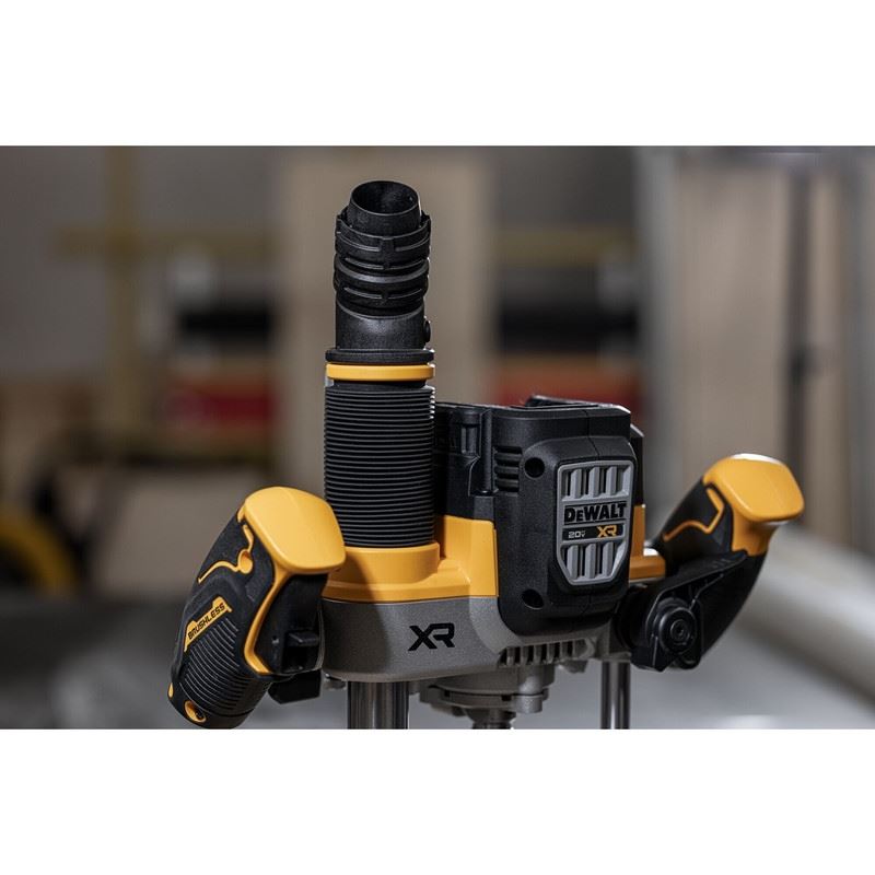 DEWALT DCW620B 20V MAX XR BRUSHLESS CORDLESS 2-1/4 PEAK HP PLUNGE ROUTER (TOOL ONLY)